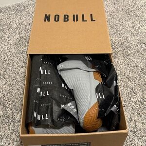 NOBULL Light Gray Trainers with Gum Soles